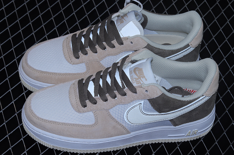 Nike Air Force 1 '07 Low Brown/White/Pink 3