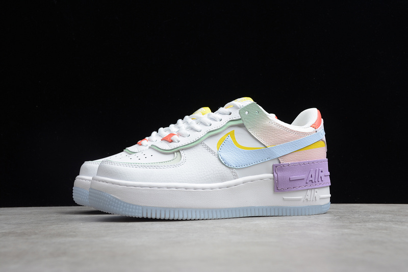 Air Force 1 Shadow White/Hydrogen Blue-Purple 25