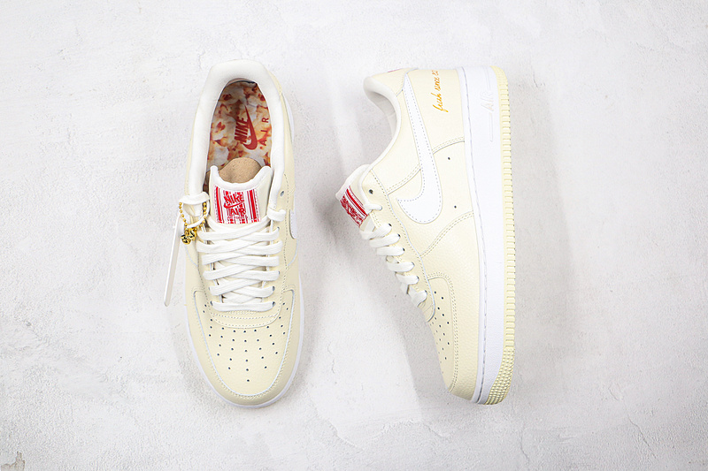 Air Force 1 Low 07 Premium Popcorn Coconut Milk/White/University Red 7