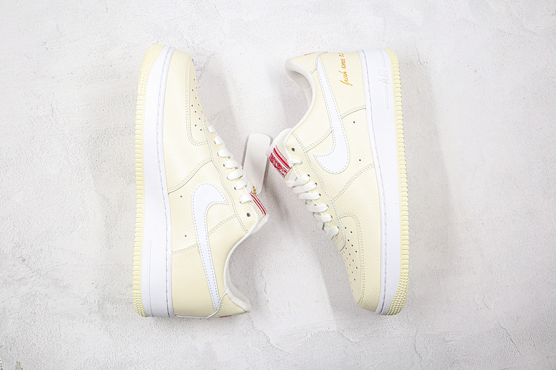 Air Force 1 Low 07 Premium Popcorn Coconut Milk/White/University Red 9