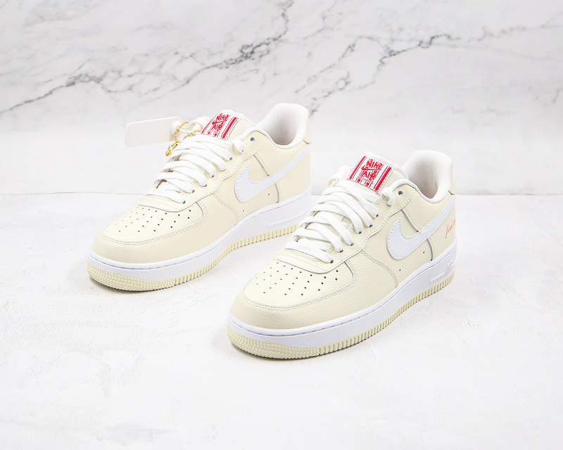 Air Force 1 Low 07 Premium Popcorn Coconut Milk/White/University Red 21