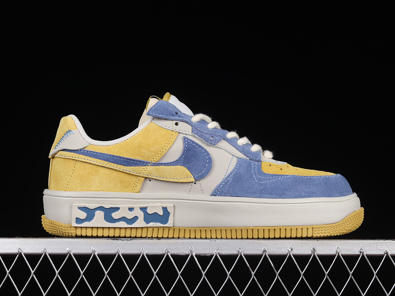 Air Force 1 Fontanka Beach Blue/Yellow/Beige 7