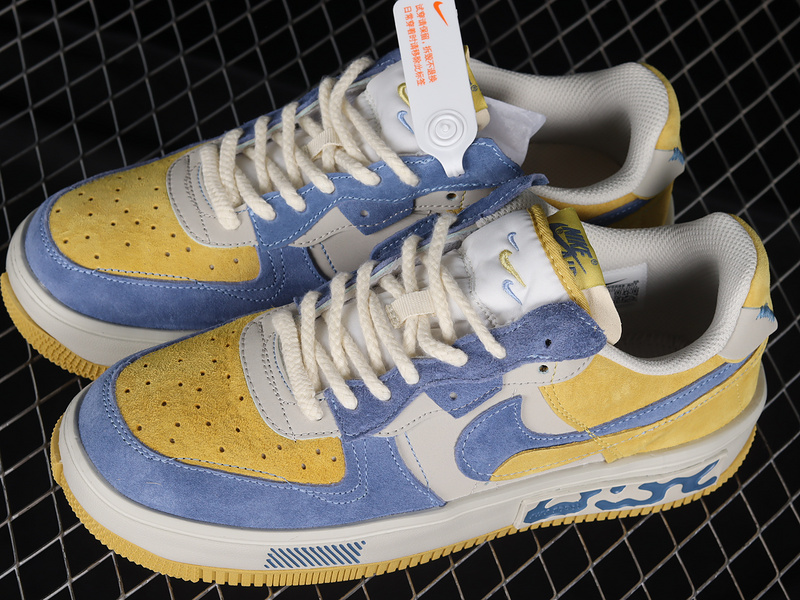 Air Force 1 Fontanka Beach Blue/Yellow/Beige 21