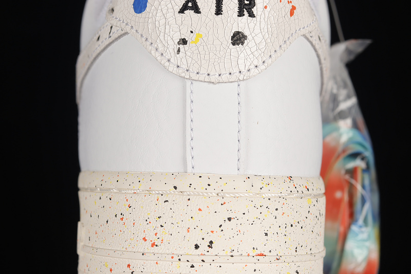 Air Force 1 Low 07 Lv8 Paint Splatter White/White/Sail/White 7