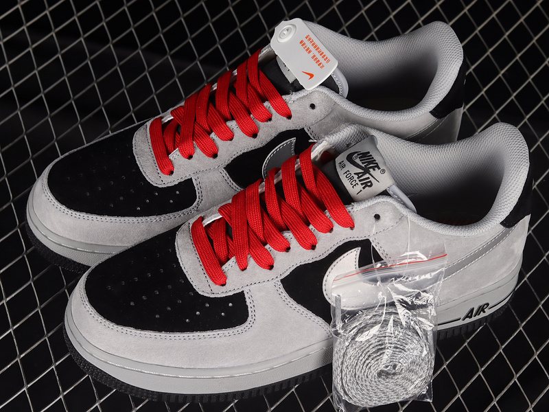 Akira X Air Force 1 Low 07 Light Grey/Black/Red 5