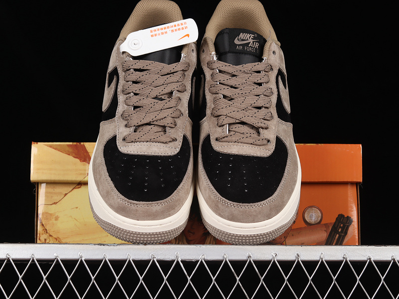 Akira X Air Force 1 Low 07 Brown/Black/Beige 3