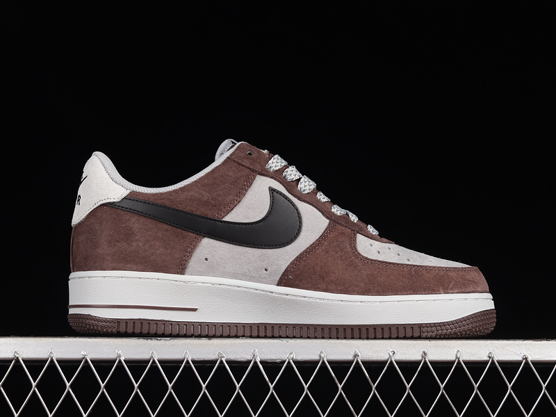 Akira X Air Force 1 Low 07 Mocha Black/Grey/Brown 5