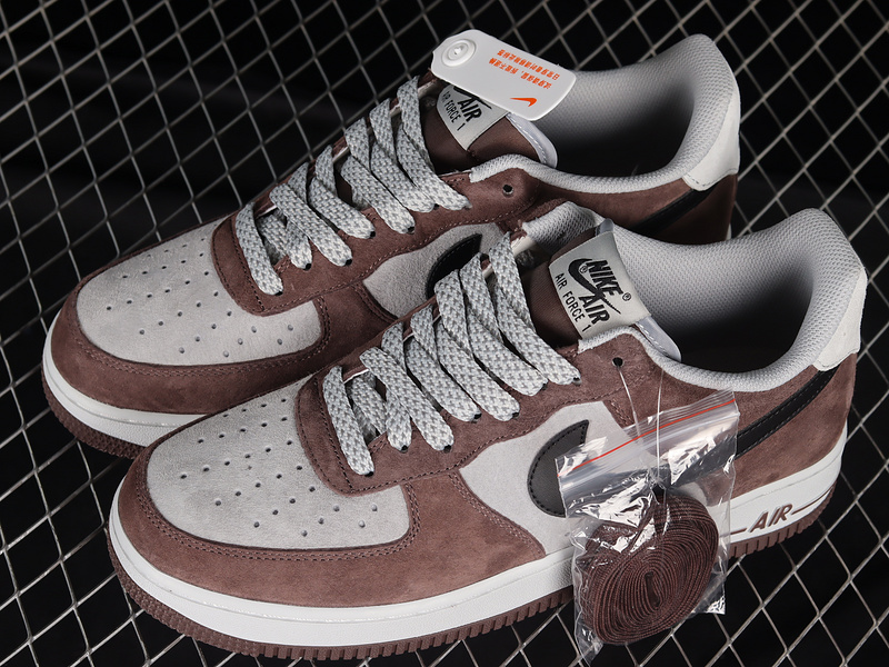 Akira X Air Force 1 Low 07 Mocha Black/Grey/Brown 9