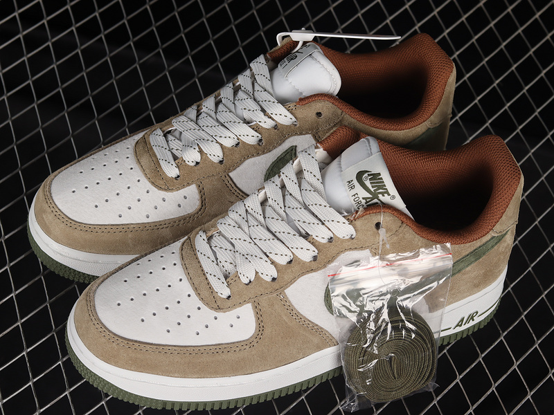 Akira X Air Force 1 Low 07 Su19 Brown/White-Green 3