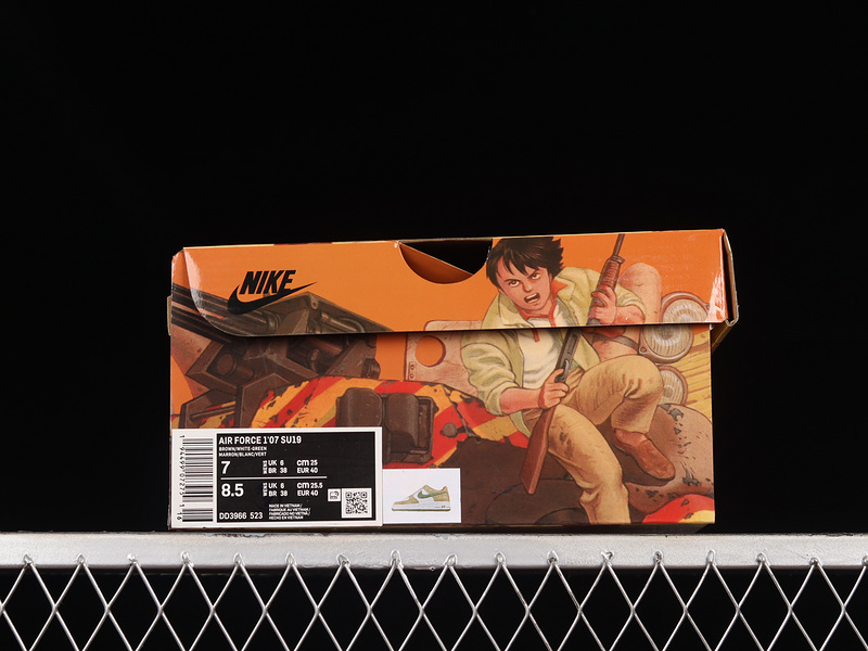 Akira X Air Force 1 Low 07 Su19 Brown/White-Green 7