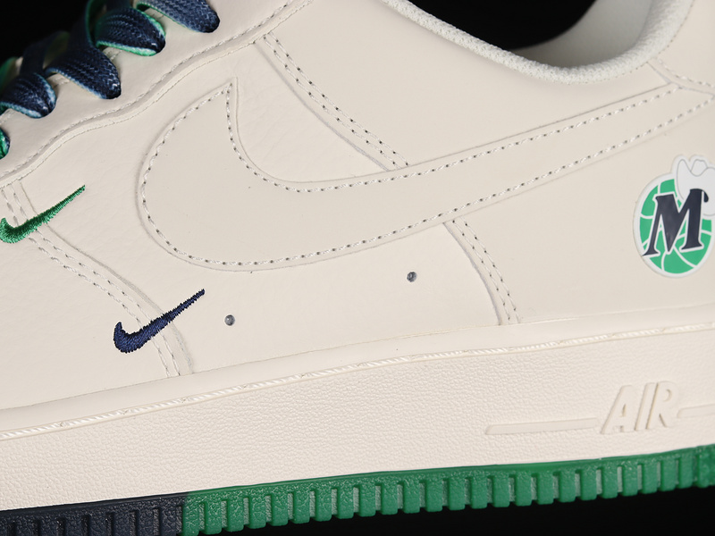 Air Force 1 Low 07 White/Green/Navy Blue 3