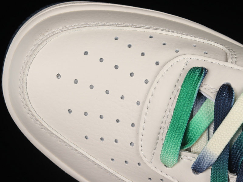 Air Force 1 Low 07 White/Green/Navy Blue 7