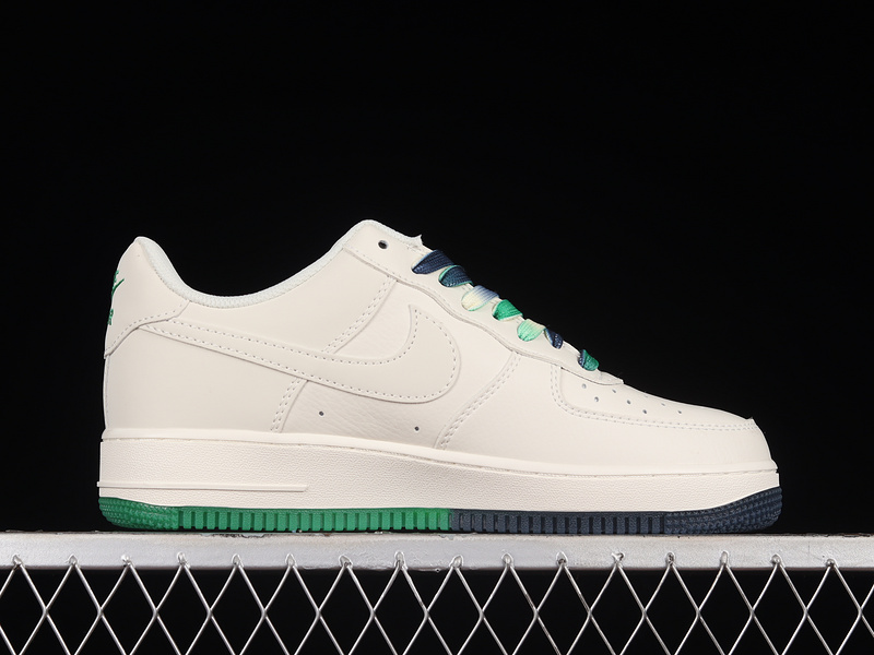 Air Force 1 Low 07 White/Green/Navy Blue 9