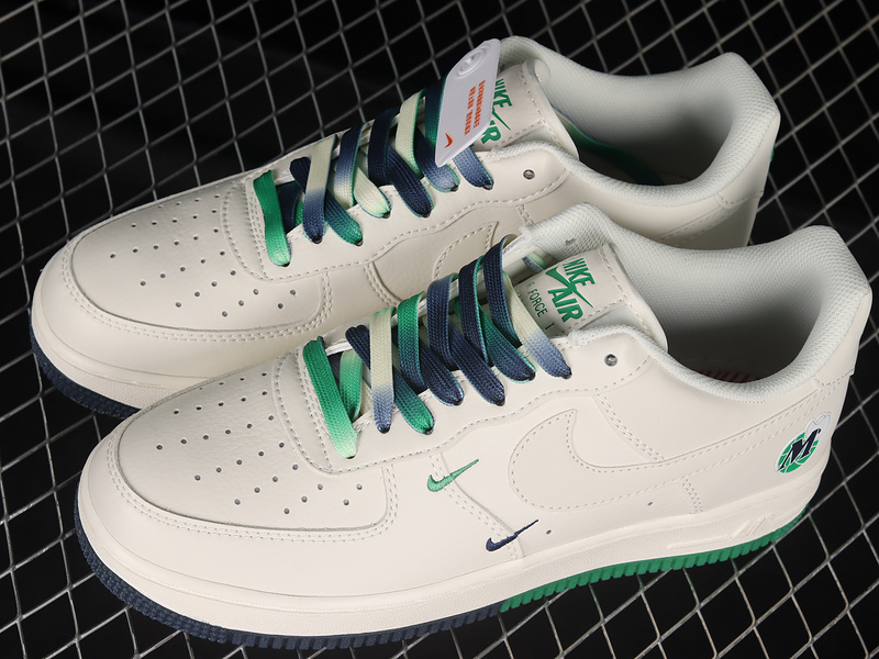 Air Force 1 Low 07 White/Green/Navy Blue 11