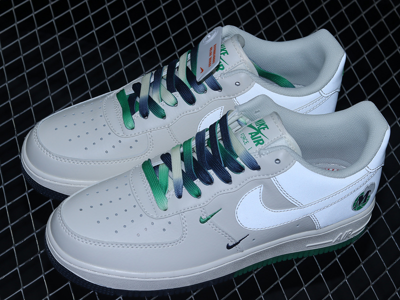 Air Force 1 Low 07 White/Green/Navy Blue 25