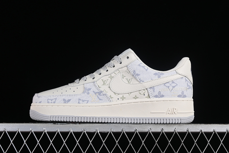 Nike Air Force 1 '07 Low L*V Off White/Blue/Midnight Navy 23