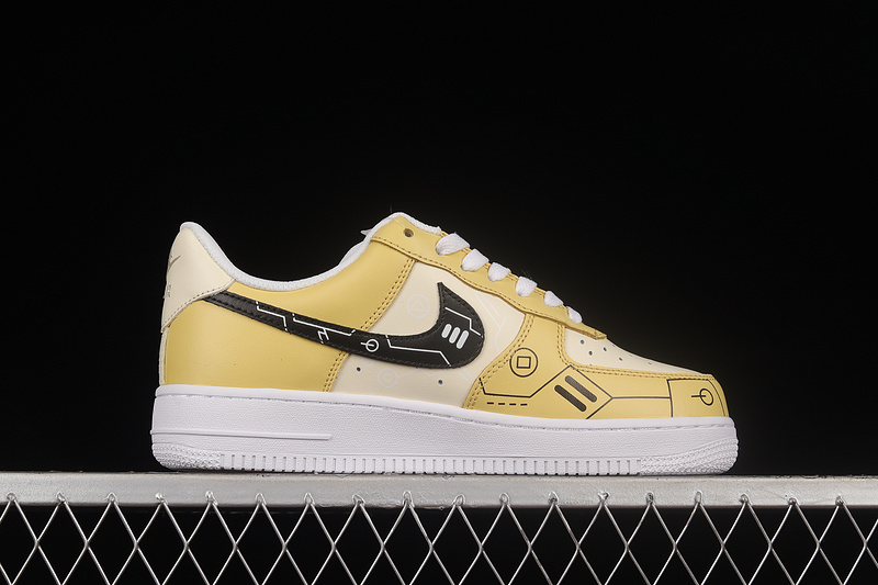 Nike Air Force 1 '07 Low Yellow/White/Beige 9