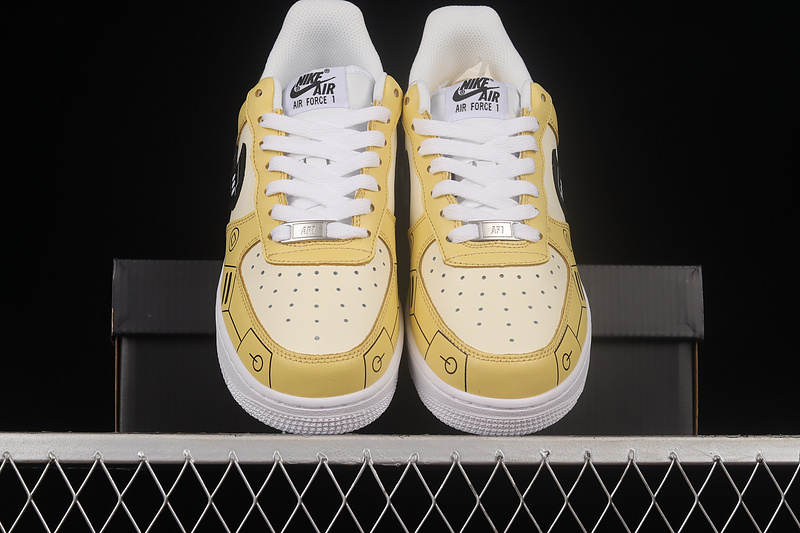 Nike Air Force 1 '07 Low Yellow/White/Beige 25