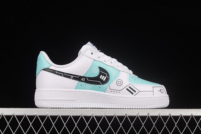 Nike Air Force 1 '07 Low White/Green/Black 3