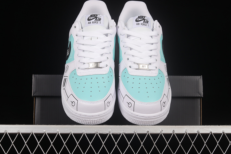 Nike Air Force 1 '07 Low White/Green/Black 21