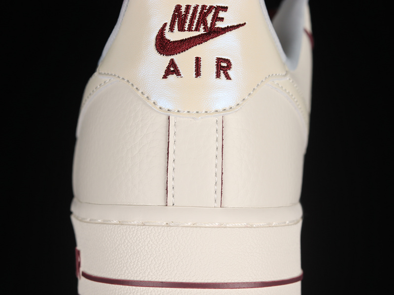 Air Force 1 Low Beige Wine Red 5