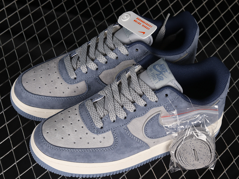 Akira Nike Air Force 1 '07 Low White/Grey/Blue 5