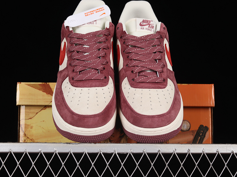 Akira X Air Force 1 Low 07 White/Raspberry Red 7