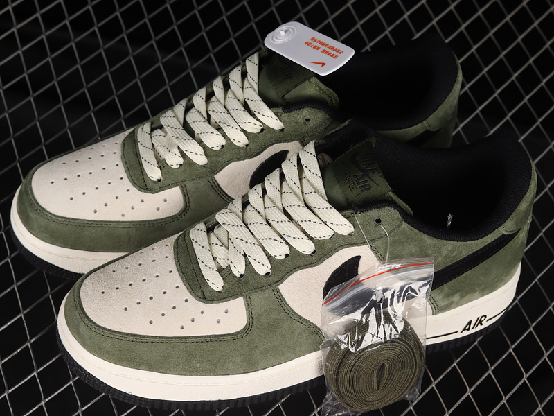 Akira X Nike Air Force 1 '07 Low Green/Black/White 5