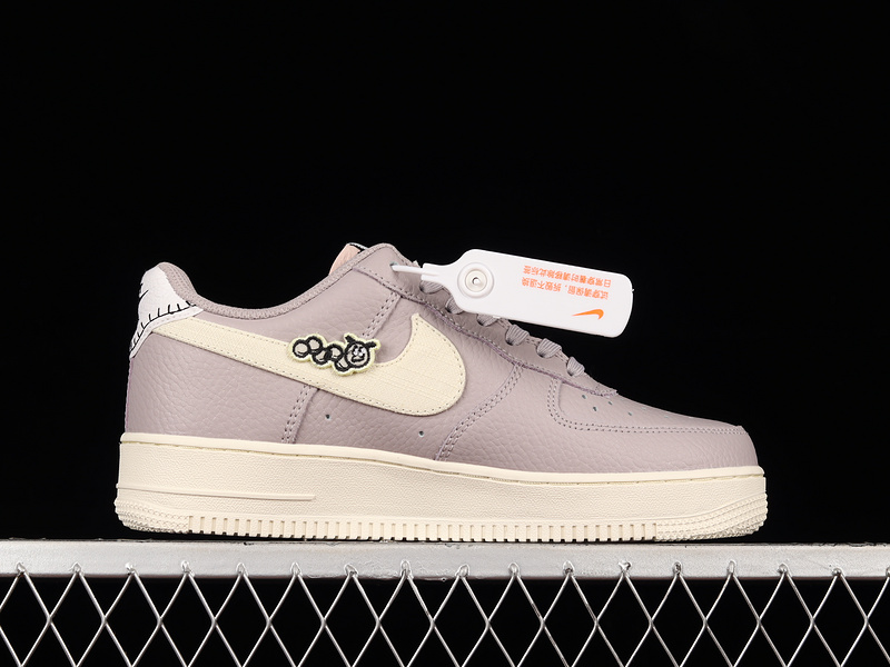 Air Force 1 Low 07 Se Air Sprung Amethyst Ash/Pink Oxford/Black/Pale Ivory 5