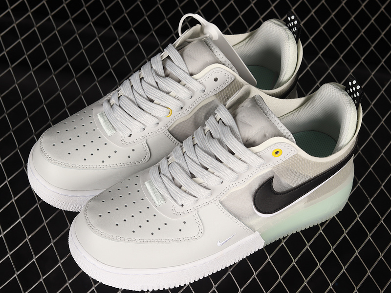 Air Force 1 React Photon Dust/White-Mint Foam-Olive Aura 5