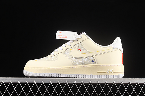 Air Force 1 Low 07 Lv8 Hangul Day Cashmere/Cashmere/White/University Red 15