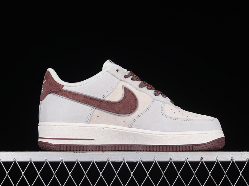 Akira Nike Air Force 1 '07 Low White/Grey/Red/Brown 15