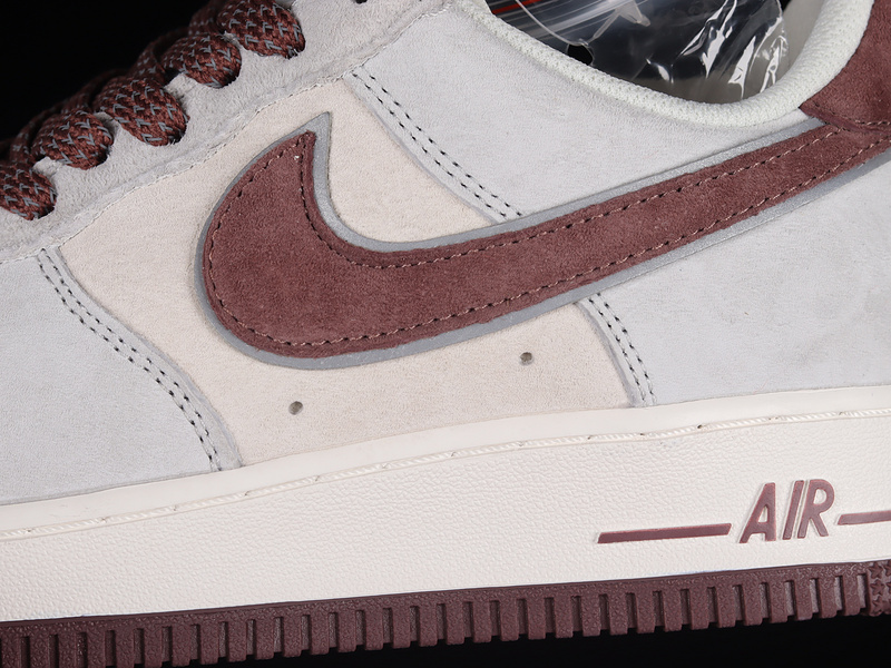 Akira Nike Air Force 1 '07 Low White/Grey/Red/Brown 25