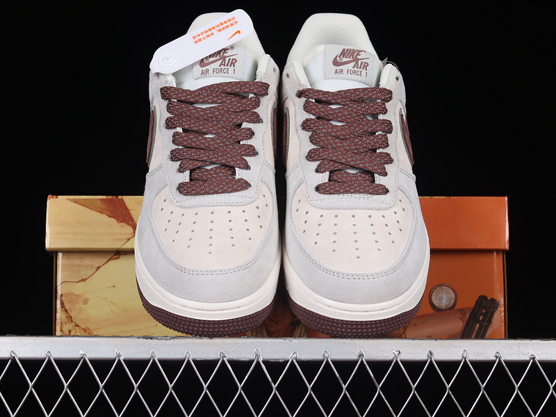 Akira Nike Air Force 1 '07 Low White/Grey/Red/Brown 33