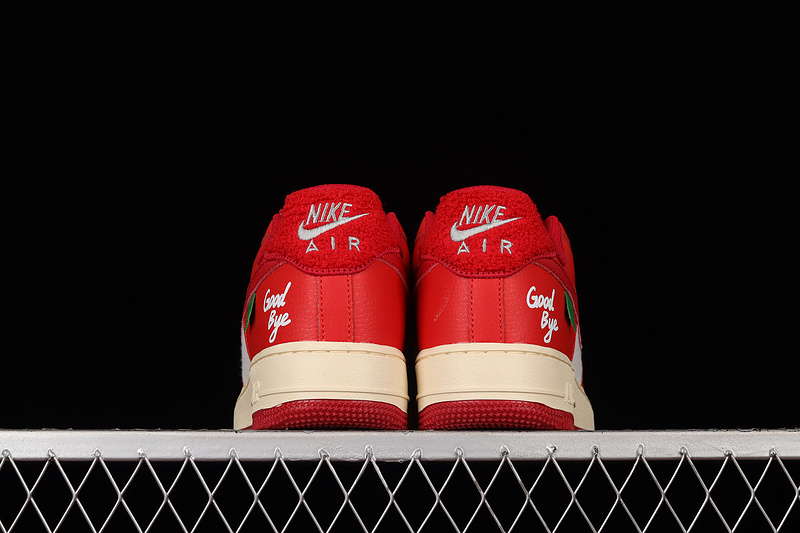 Air Force 1 Low 07 Lv8 White/White/Gym Red 15