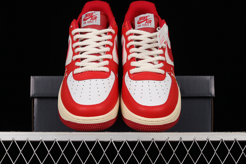 Air Force 1 Low 07 Lv8 White/White/Gym Red 29