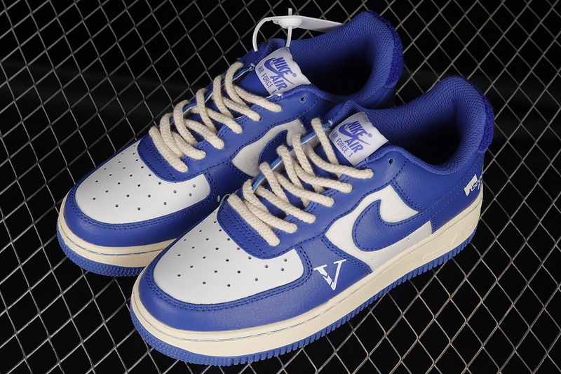 Air Force 1 Low 07 Blue/White/White 3