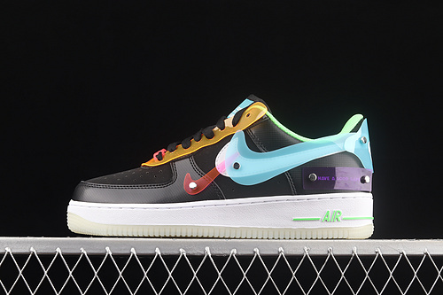 Nike Air Force 1 '07 Lv8 Have A Good Game Black/White/Green 17