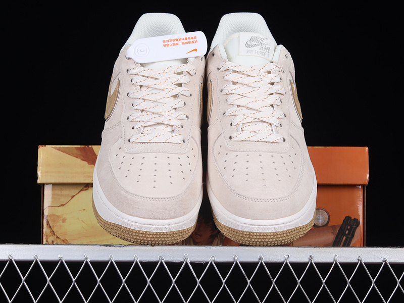 Akira X Air Force 1 Low 07 Light Khaki/Silver/White 5