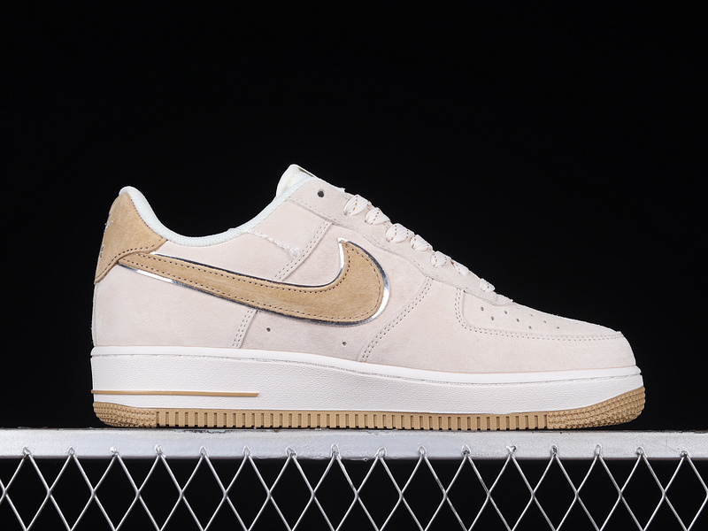 Akira X Air Force 1 Low 07 Light Khaki/Silver/White 27