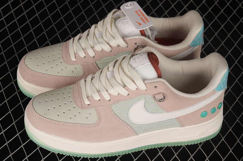 Nike Air Force 1 '07 Low Pink/White/Mint Green 7