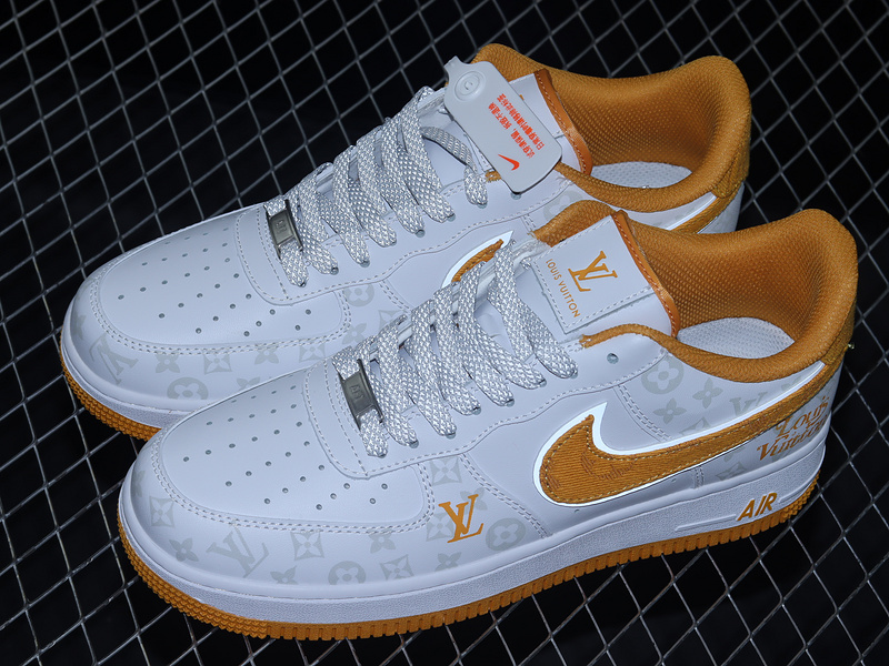 Air Force 1 Low 07 White/Light Grey/Orange 13