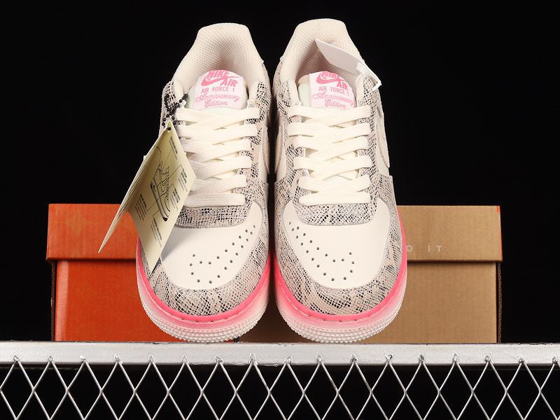 Air Force 1 Low Snakeskin Phantom/Sail-Sail-Pink Nebula 15