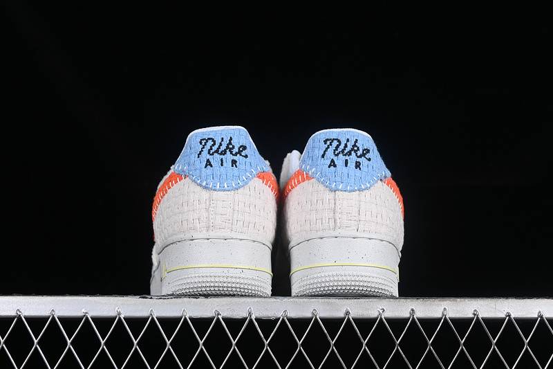 Nike Air Force 1 '07 Low White/Orange/Blue 21