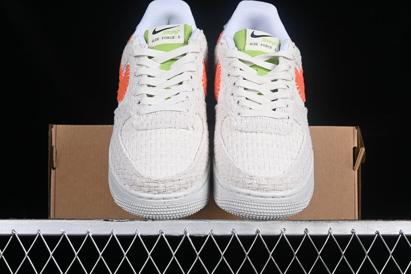 Nike Air Force 1 '07 Low White/Orange/Blue 27