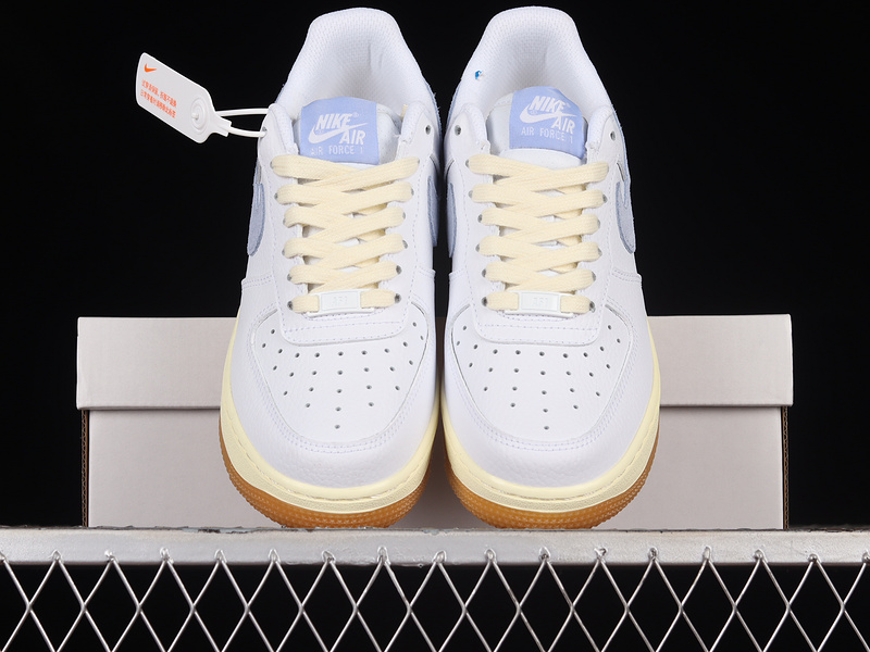 Nike Air Force 1 '07 White/Alabaster/Coconut Milk/Cobalt Bliss 19