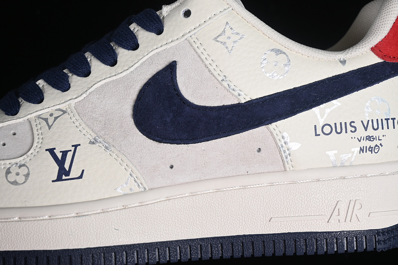 Nike Air Force 1 '07 Low L*V Off White/Blue/Grey 21