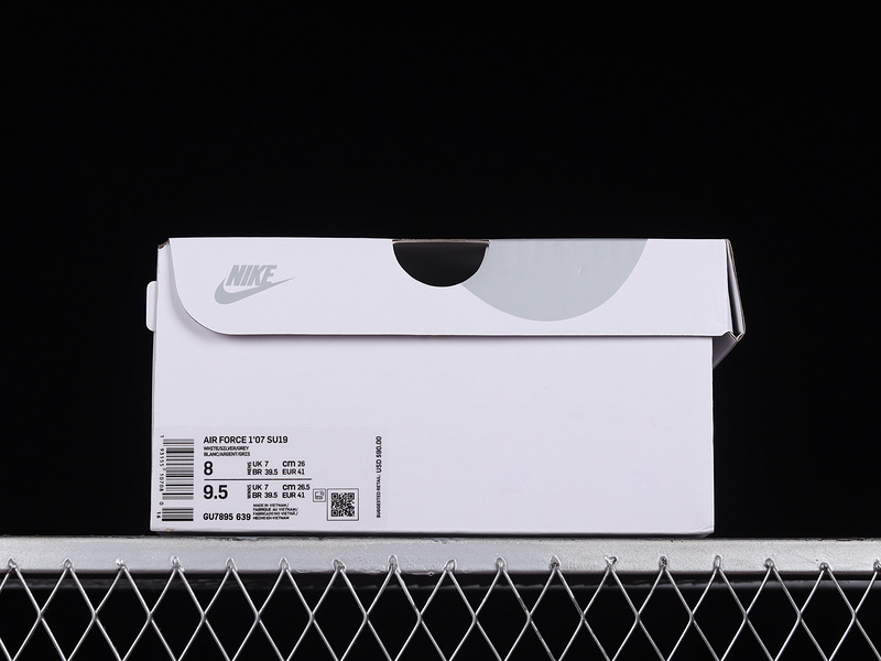 Air Force 1 Low 07 Su19 White/Silver-Grey 29