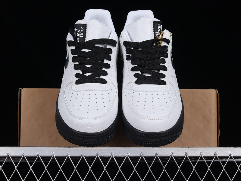 L*V X Air Force 1 Low 07 White/White/Black-Silver 13