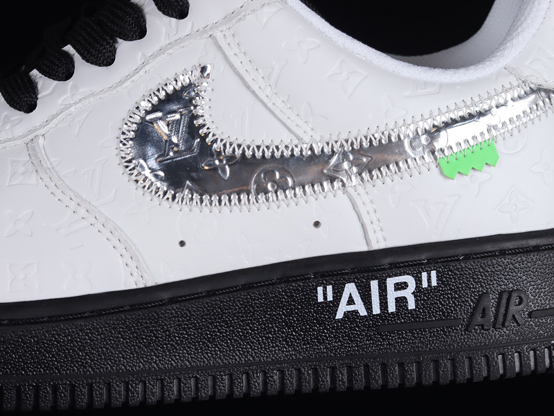 L*V X Air Force 1 Low 07 White/White/Black-Silver 15